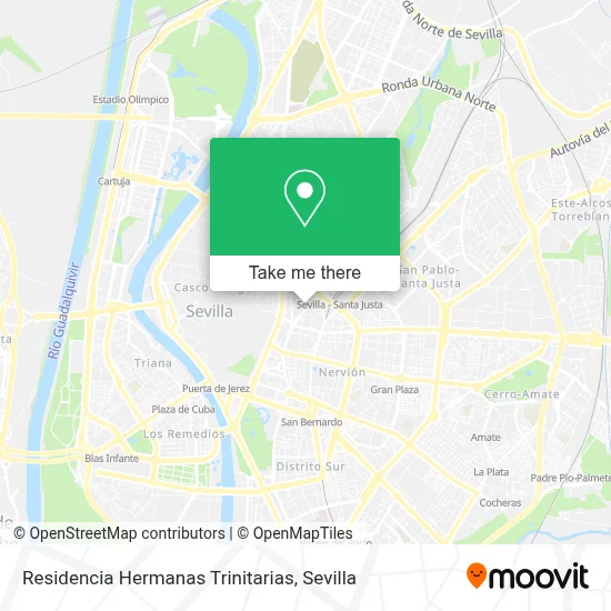 Residencia Hermanas Trinitarias map