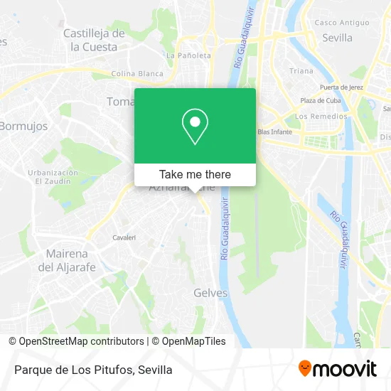 Parque de Los Pitufos map