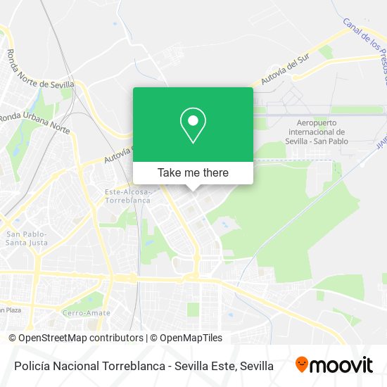 Policía Nacional Torreblanca - Sevilla Este map