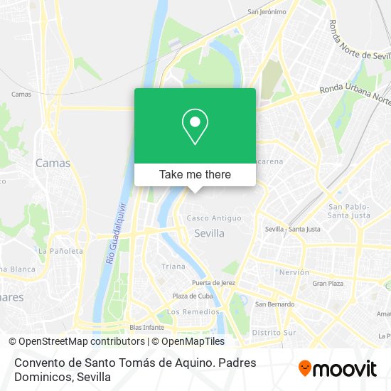 Convento de Santo Tomás de Aquino. Padres Dominicos map
