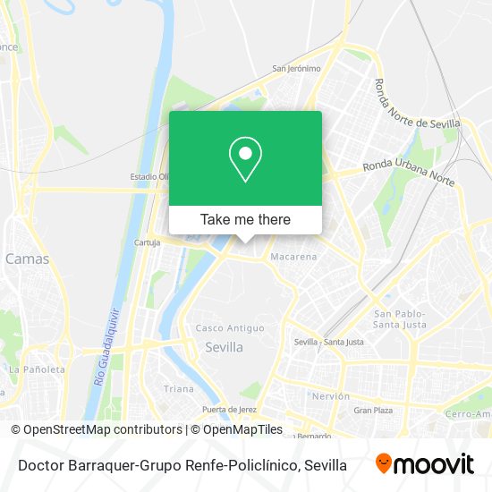 Doctor Barraquer-Grupo Renfe-Policlínico map