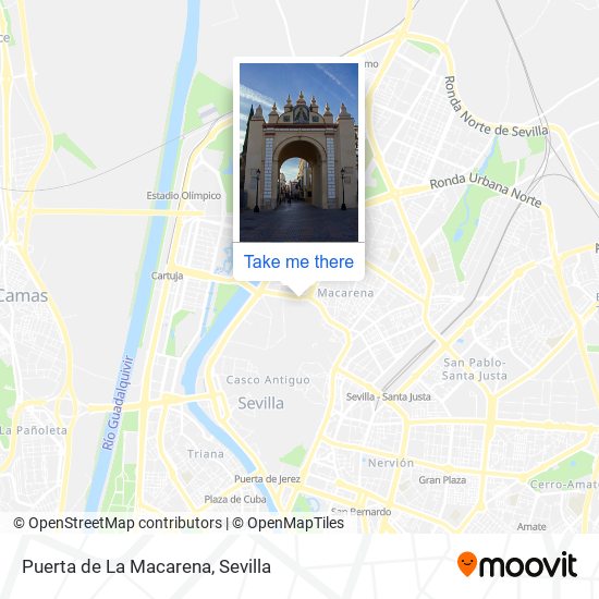 Puerta de La Macarena map