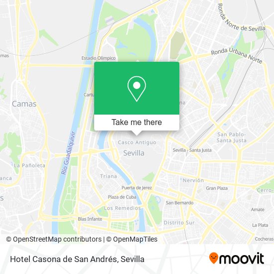Hotel Casona de San Andrés map