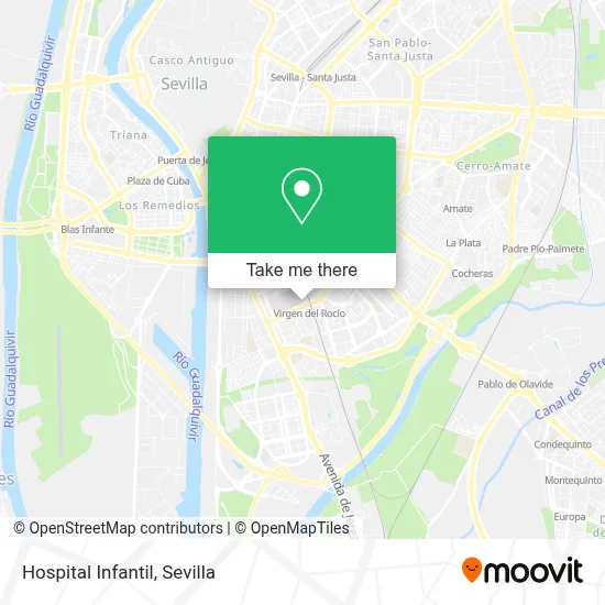 Hospital Infantil map