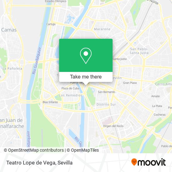 Teatro Lope de Vega map