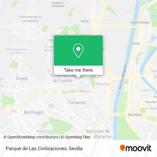 Parque de Las Civilizaciones map