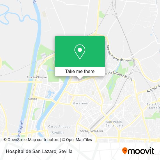 Hospital de San Lázaro map