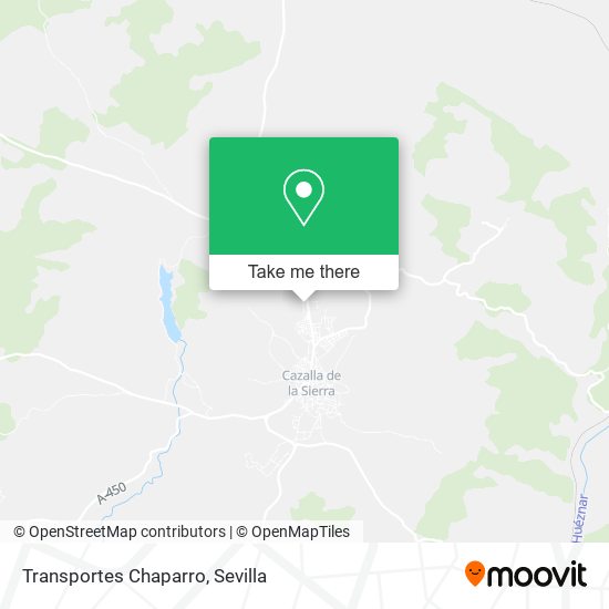 Transportes Chaparro map