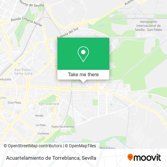 Acuartelamiento de Torreblanca map
