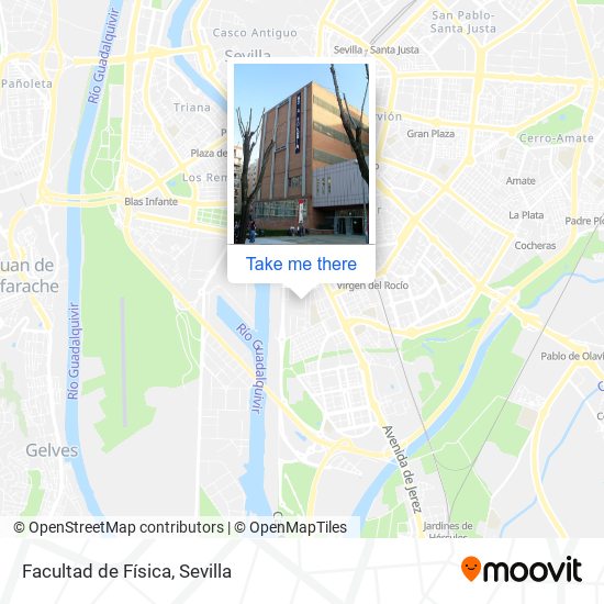 Facultad de Física map