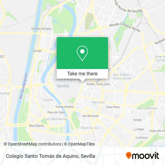 Colegio Santo Tomás de Aquino map
