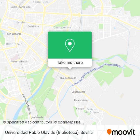 Universidad Pablo Olavide (Biblioteca) map