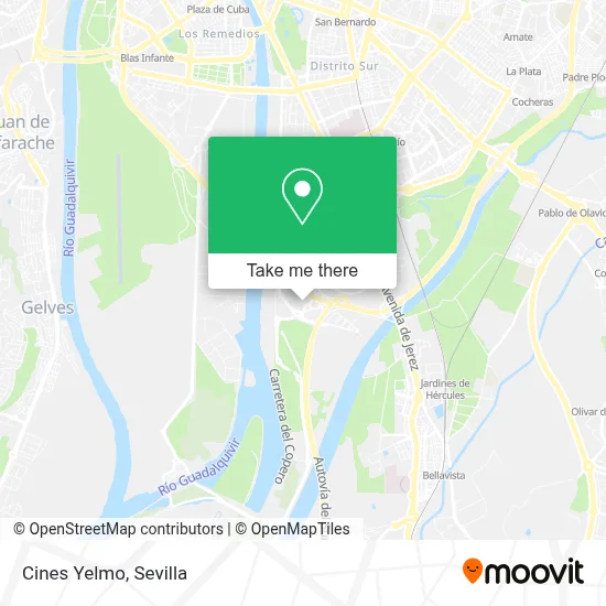 Cines Yelmo map