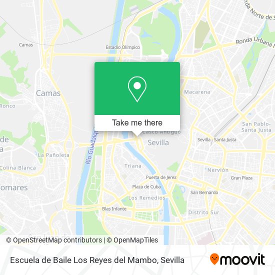 Escuela de Baile Los Reyes del Mambo map