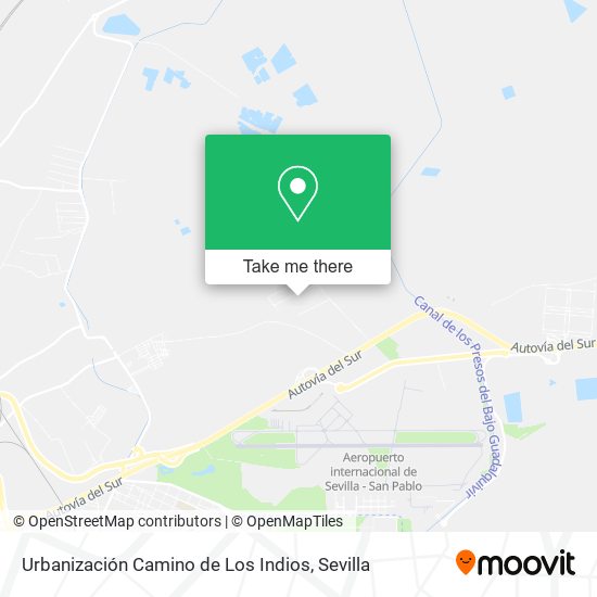 Urbanización Camino de Los Indios map