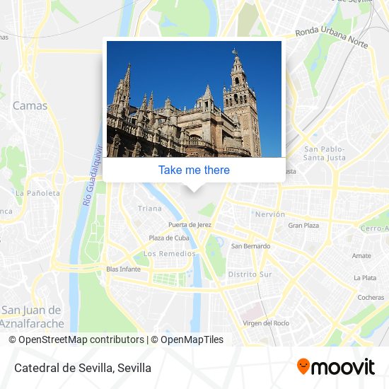 mapa Catedral de Sevilla