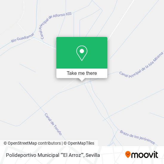 Polideportivo Municipal ""El Arroz"" map