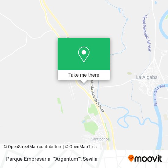 Parque Empresarial ""Argentum"" map
