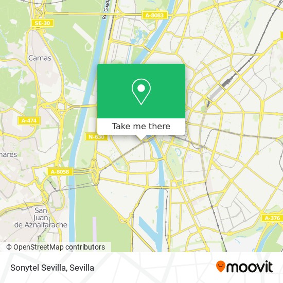 Sonytel Sevilla map