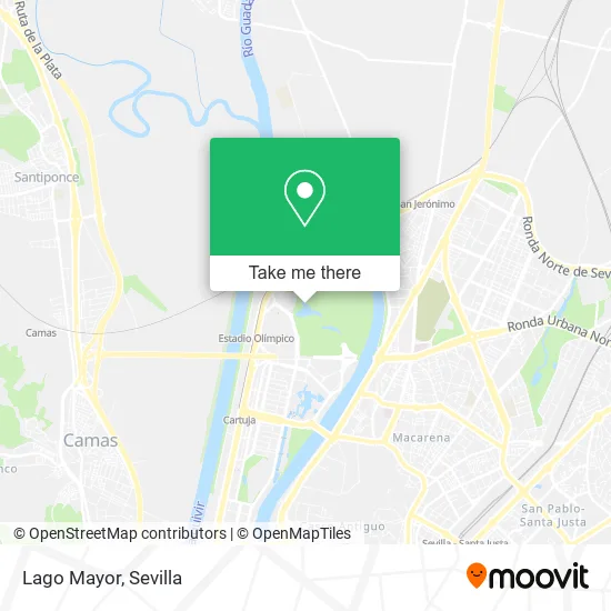 Lago Mayor map