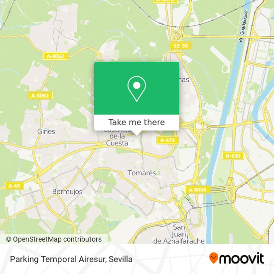 Parking Temporal Airesur map