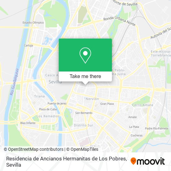 Residencia de Ancianos Hermanitas de Los Pobres map