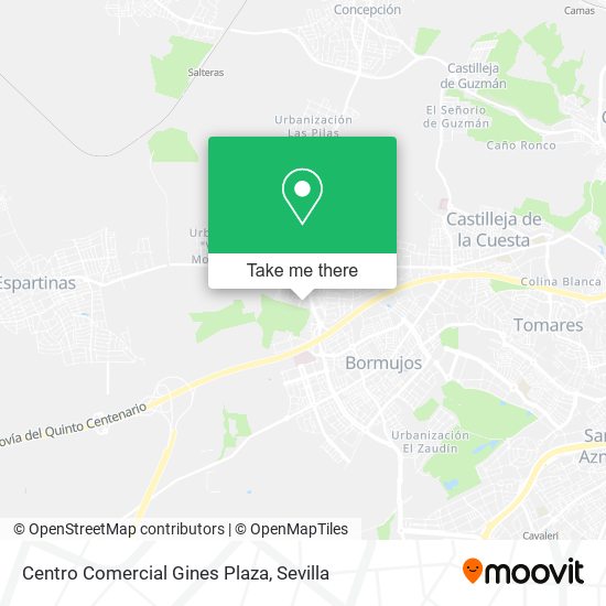 Centro Comercial Gines Plaza map