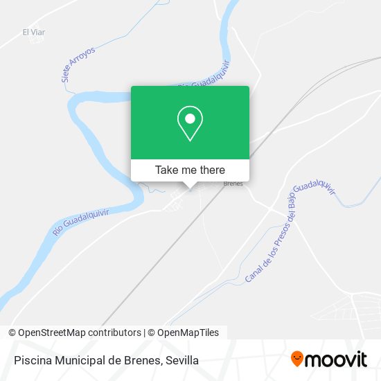 Piscina Municipal de Brenes map