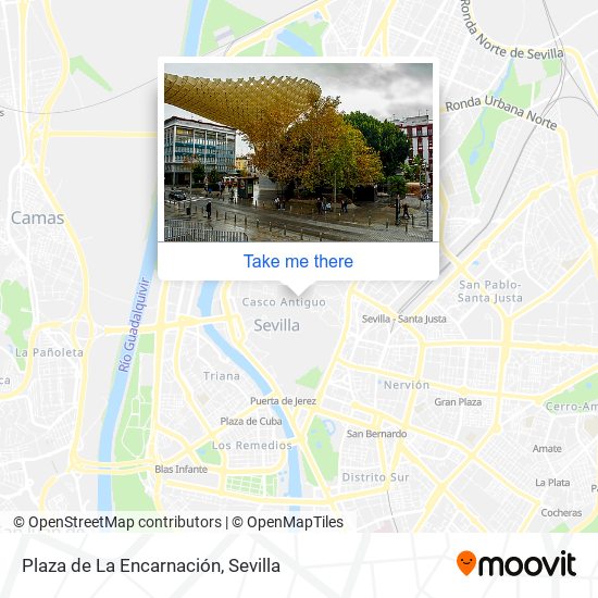 mapa Plaza de La Encarnación