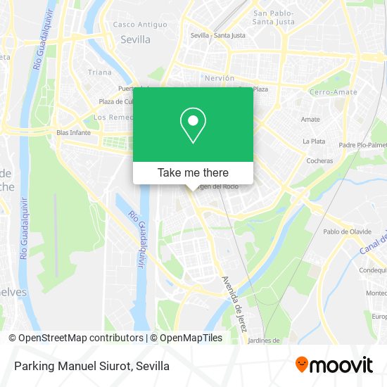 mapa Parking Manuel Siurot