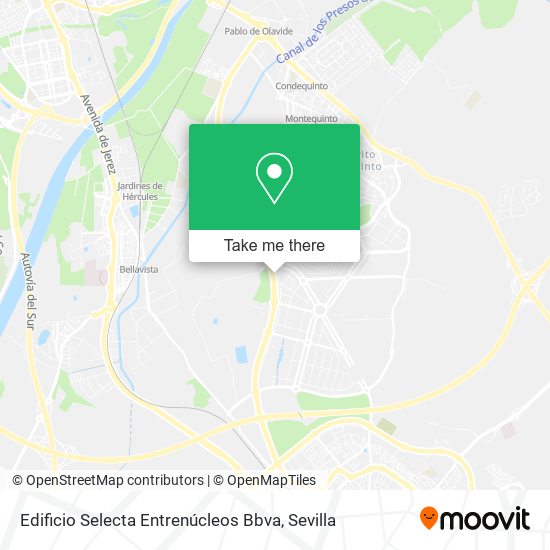 Edificio Selecta Entrenúcleos Bbva map