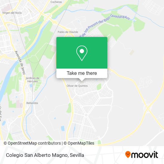 Colegio San Alberto Magno map