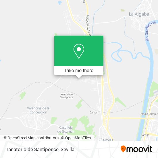 Tanatorio de Santiponce map