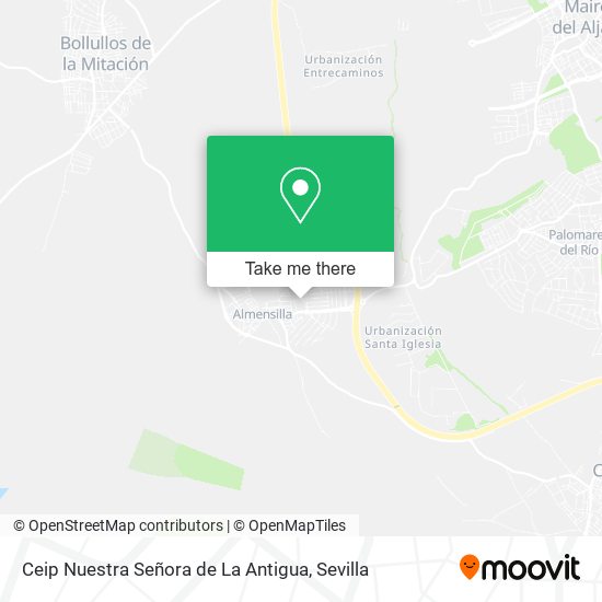 Ceip Nuestra Señora de La Antigua map