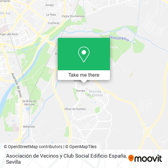 Asociación de Vecinos y Club Social Edificio España map