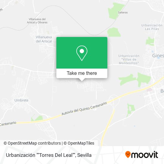 Urbanización ""Torres Del Leal"" map