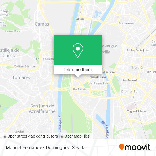 Manuel Fernández Domínguez map