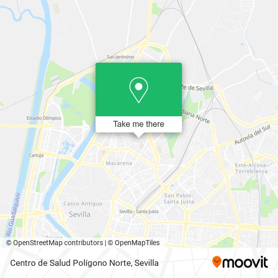 Centro de Salud Polígono Norte map