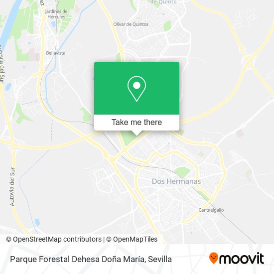 Parque Forestal Dehesa Doña María map