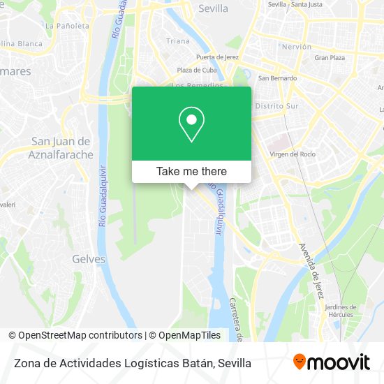 Zona de Actividades Logísticas Batán map