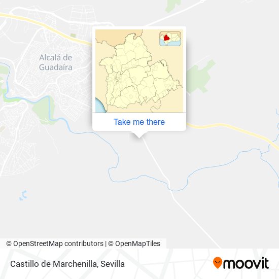 Castillo de Marchenilla map