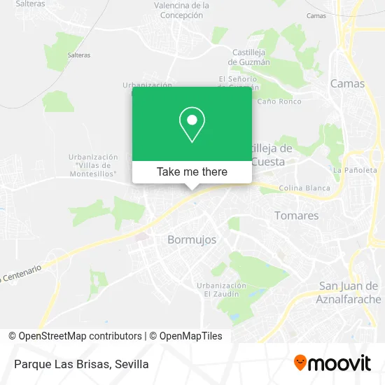 Parque Las Brisas map