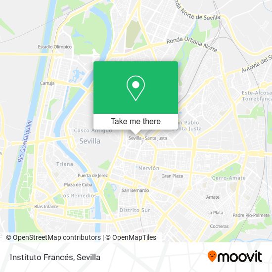 Instituto Francés map