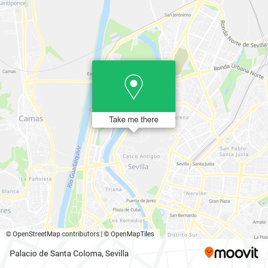 Palacio de Santa Coloma map