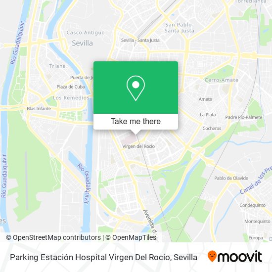 Parking Estación Hospital Virgen Del Rocio map