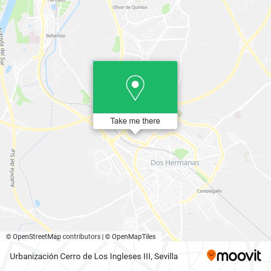 Urbanización Cerro de Los Ingleses III map