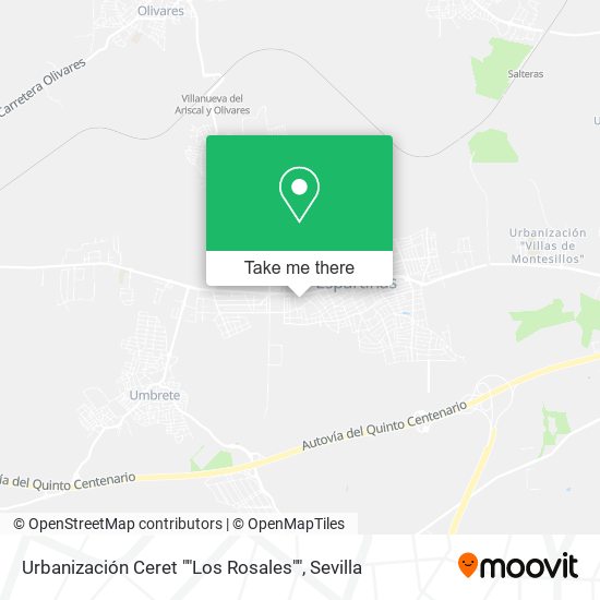 Urbanización Ceret ""Los Rosales"" map