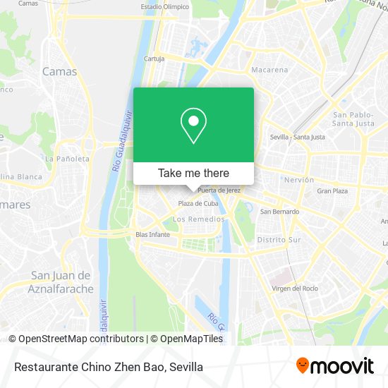 mapa Restaurante Chino Zhen Bao