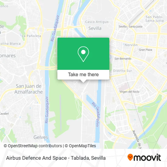 Airbus Defence And Space - Tablada map