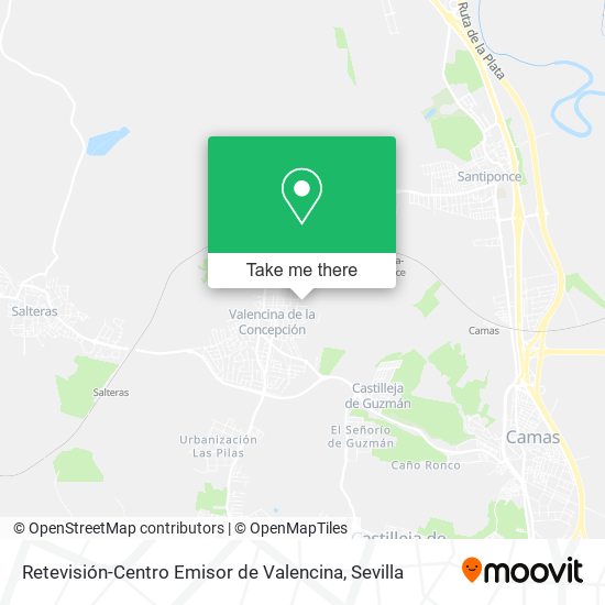 Retevisión-Centro Emisor de Valencina map